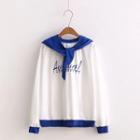 Sailor Collar Lettering Top