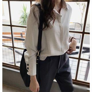 Long-sleeve Buttoned Casual Shirt
