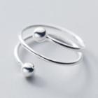Bead Layered Ring S925 Sterling Silver - As Shown In Figure - One Size