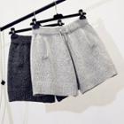 Melange Knit Shorts