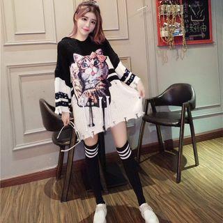 Hood Applique Sweater