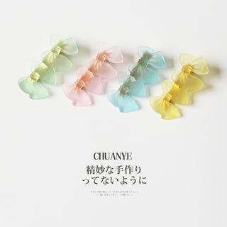 Bow Transparent Hair Clip