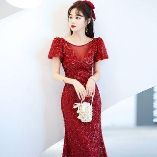 Sequin Mermaid Cocktail Dress