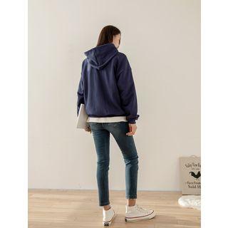 Plus Size Paris Print Hoodie