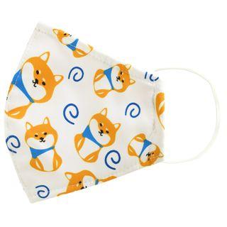 Handmade Water-repellent Fabric Mask Cover (shiba Print) (adult) As Figure - Adult