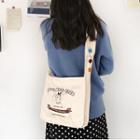 3-color Cross-body Canvas Bag