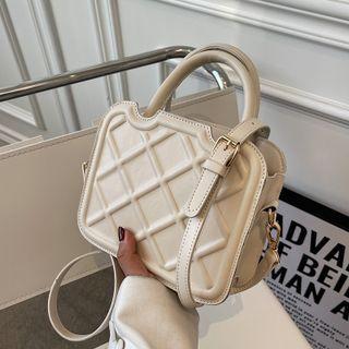 Waffle Top Handle Bag