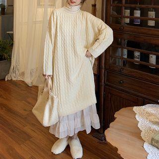 Sweater Dress / Long-sleeve Top / Midi Skirt
