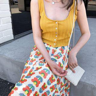 Sleeveless Plain Vest