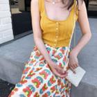 Sleeveless Plain Vest