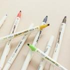 Set Of 5: Dual Head Highlighter Sunset - Set - Blue & Orange & Light Ash Blue & Brown & Gray - One Size