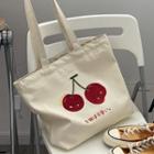 Cherry Tote Bag Cherry - White - One Size