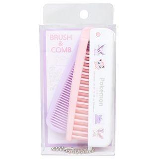 Kamio Japan - Pokemon Brush & Comb (2 Tone Colors) One Size