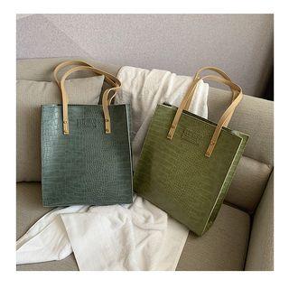 Crocodile Pattern Shopping Bag