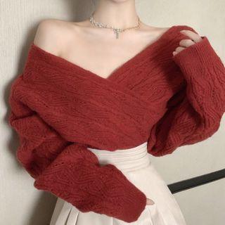 Paneled Sweater / Wide-leg Shorts