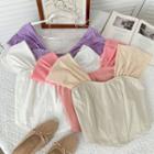 Patchwork Asymmetrical Crop Tank Top In 8 Colors