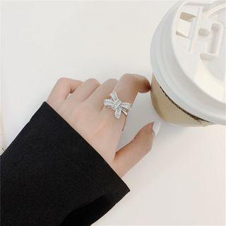 Alloy Bow Open Ring / Pendant Necklace