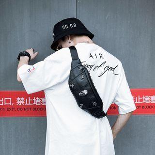 Skull Waist Bag Black - One Size