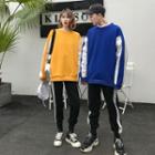Couple Matching Two-tone Pullover / Sweatpants