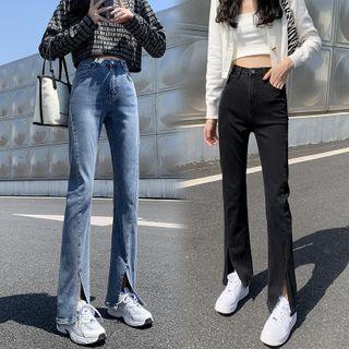 High-waist Bootcut Jeans (various Designs)