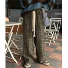 Plaid Loose-fit Pants / Striped Loose-fit Sweater (various Designs)