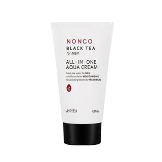 Apieu - Nonco Black Tea For Men All-in-one Aqua Cream 60ml