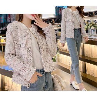 Tweed Single-breasted Jacket