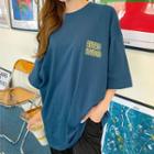 Letter Over-fit T-shirt
