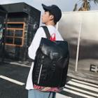 Printed Lightweight Backpack Black - One Size