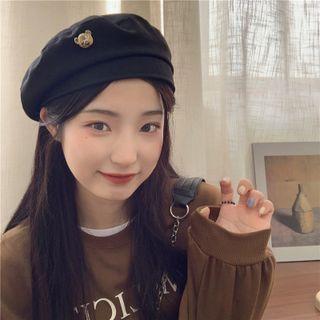 Bear Beret Hat
