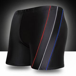 Contrast Piping Swim Shorts / Set Of 5