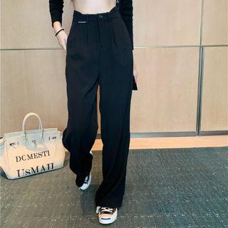 Details Wide-leg Dress Pants