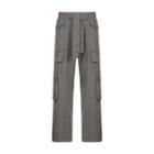 Low-rise Boot-cut Cargo Pants