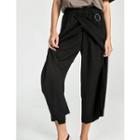 Band-waist Layered Pants