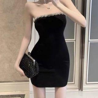 Strapless Bodycon Dress (various Designs)
