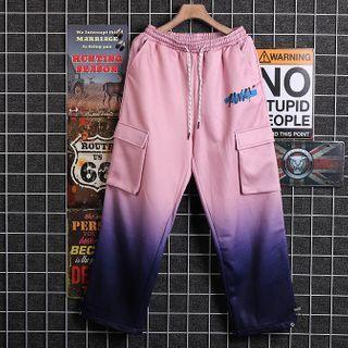 Ombre Cargo Harem Sweatpants