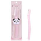 Stainless Steel Eyebrow Razor 1 Pc - Pink - One Size