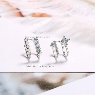 Rhinestone Cuff Earring As Shown In Figure - One Size