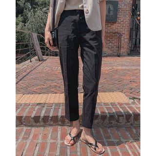 Straight-cut Dress Pants In 4 Lengths