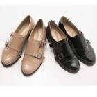 Buckled Patent Loafers