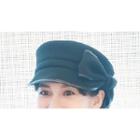 Bow Knit Military Cap