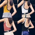 Open-back Contrasted Tank Top