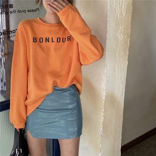 Lettering Pullover / Cape