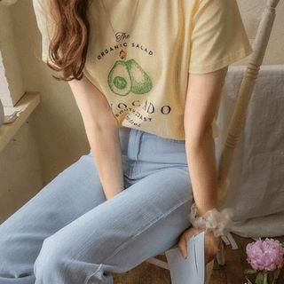 Avocado Print Boxy T-shirt