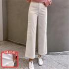 Band-waist Pocket-trim Pants