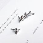 925 Sterling Silver Non-matching Earring Asymmetric - Silver - One Size