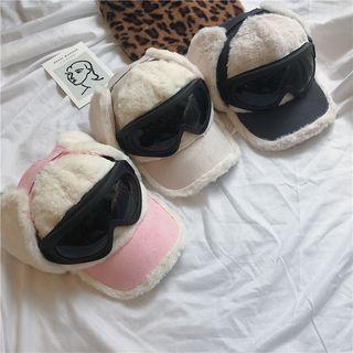 Corduroy Fleece-lining Trapper Hat
