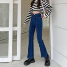 Asymmetrical Bootcut Jeans
