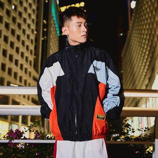 Loose-fit Colorblock Jacket