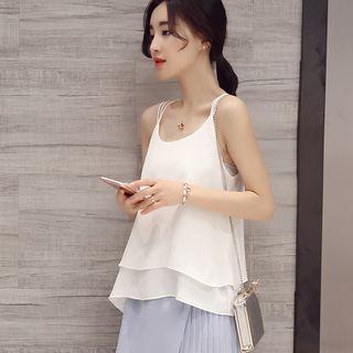 Layered Spaghetti Strap Top